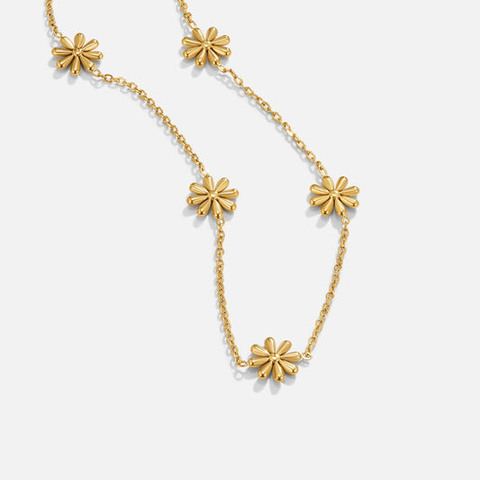 Collar de Oro 18K Flower Power