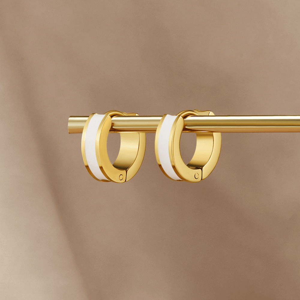 Pendientes de Aro Blancos