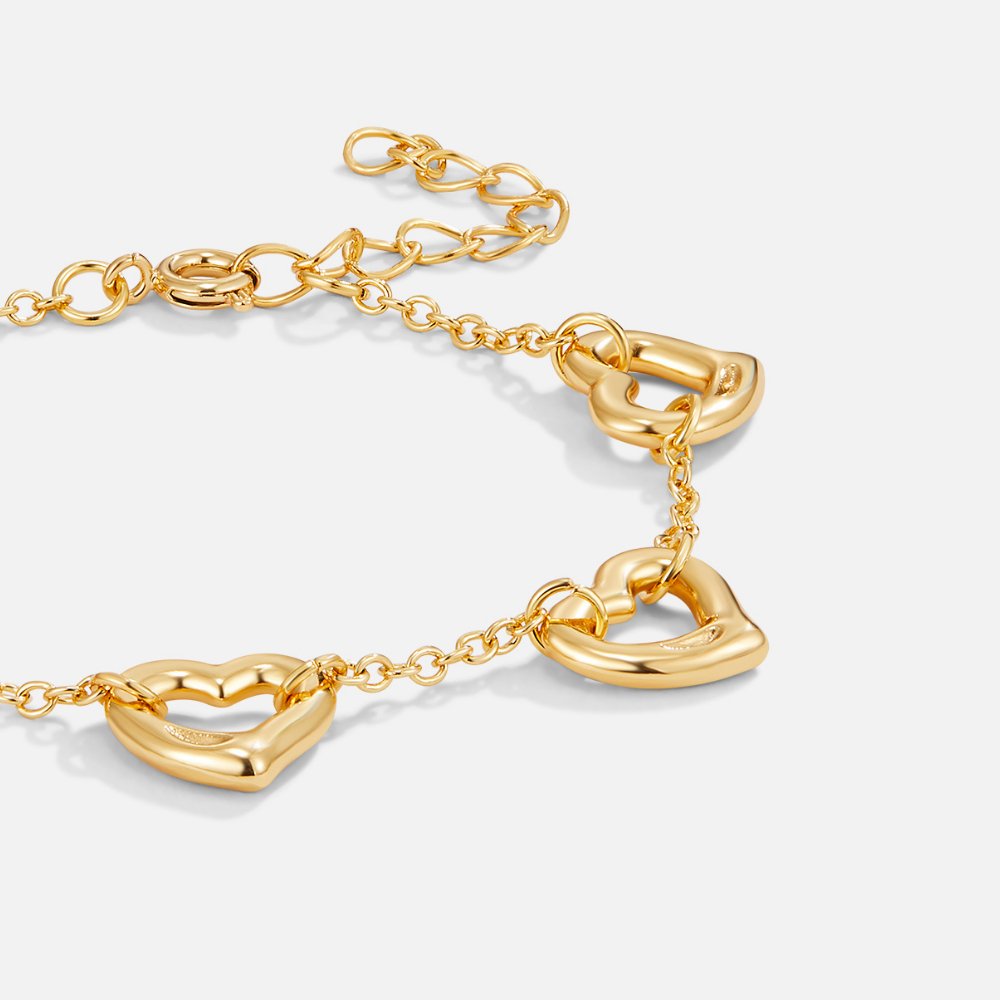 Pulsera Cadena de Corazones