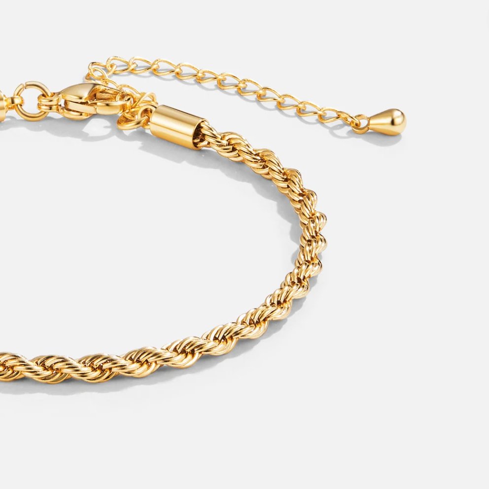 Pulsera Torcida de Oro de 18K