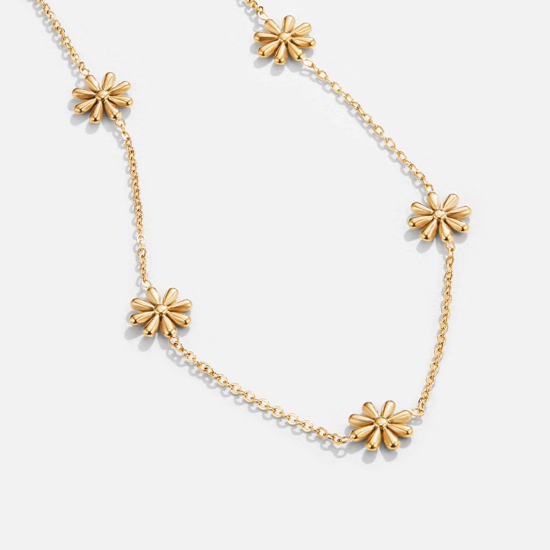 Collar de Oro 18K Flower Power