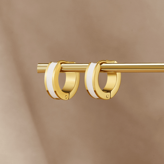 Pendientes de Aro Blancos